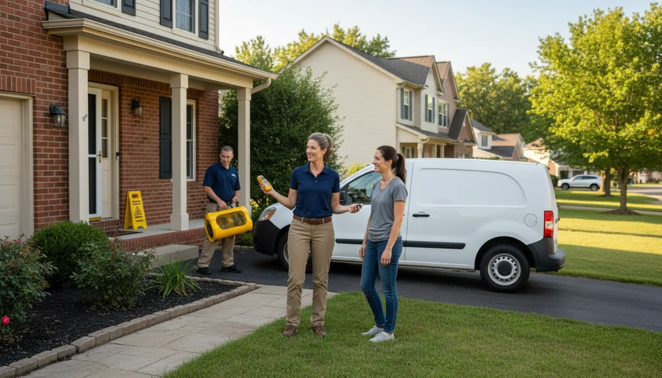 Residential water damage restoration in Winchester, ID